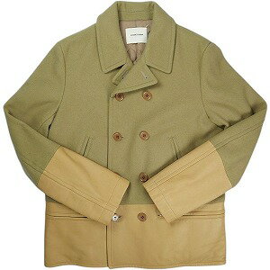 UNDERCOVER アンダーカバー UNDERCOVERISM 11AW レザー切替ウールPコート ベージュ Size 【L】 【中古品-ほぼ新品】 20828977(4.0)