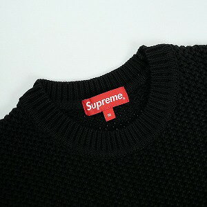 SUPREME シュプリーム 22SS Open Knit Small Box Sweater セーター 黒 Size 【M】 【中古品-ほぼ新品】 20829374