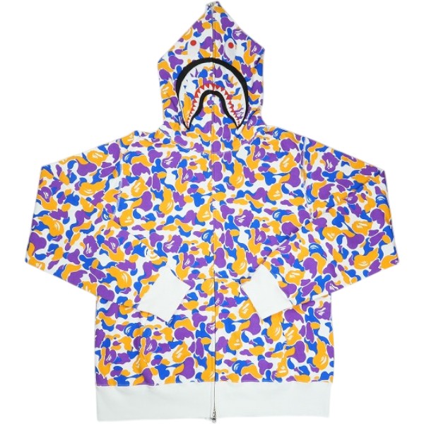 樂天商城 - A BATHING APE ア ベイシング エイプ LOS ANGELES 1st Anniversary Separate Shark Full Zip Hoodie Multi ロサンゼルス限定シャークパーカー マルチ Size 【XL】 【新古品・未使用品】 30006587