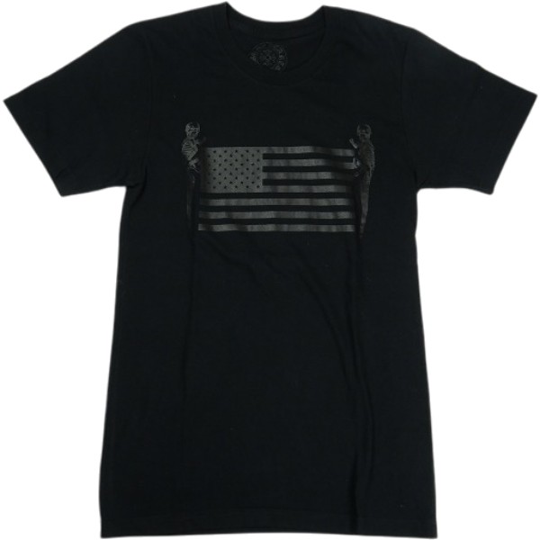 CHROME HEARTS クロム・ハーツ FOTI AMERICAN FLAG SS TEE BLACK Tシャツ 黒 Size   30006783