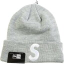 SUPREME シュプリーム 23AW New Era S Logo Beanie Heather Grey ビーニー 灰 Size 【フリー】 【新古品・未使用品】 20779640