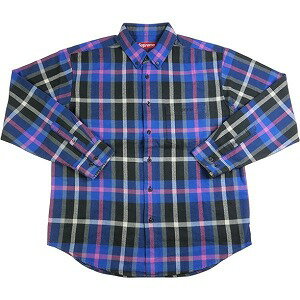 SUPREME シュプリーム 23AW Plaid Flannel Shirt Blue 長袖シャツ 青 Size   20779734