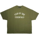 Fear of God フィアーオブゴッド ESSENTIALS Jersey Crewneck Tee MILITARY Tシャツ オリーブ Size 【S】 【新古品・未使用品】 20818393(4)