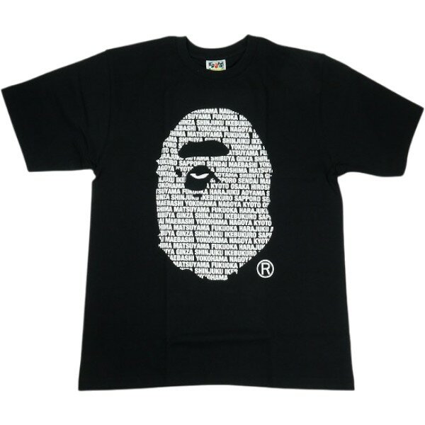乐天商城 - A BATHING APE ア ベイシング エイプ 26SS JAPAN STORE APE HEAD TEE BLACK 日本限定Tシャツ 黒 Size 【M】 【新古品・未使用品】 30006984
