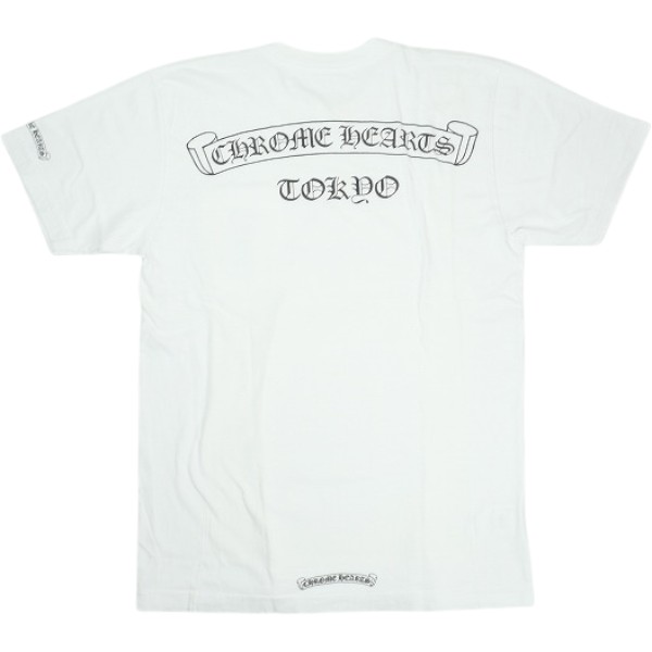 樂天商城 - CHROME HEARTS クロム・ハーツ TOKYO SCROLL SS T-SHIRT WHITE 東京限定Tシャツ 白 Size 【M】 【中古品-良い】 30007031