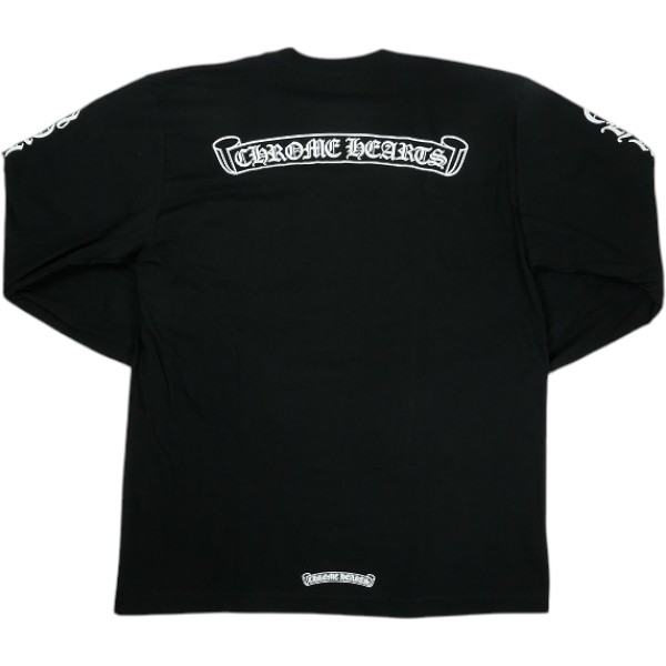 乐天商城 - CHROME HEARTS クロム・ハーツ SCROLL L/S T-SHIRT BLACK ロンT 黒 Size 【XL】 【新古品・未使用品】 30007060