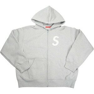 楽天ブランド古着のフールズジャッジSUPREME シュプリーム 25FW S Logo Zip Up Hooded Sweatshirt Heather Grey ジップパーカー 薄灰 Size 【L】 【新古品・未使用品】 20830069