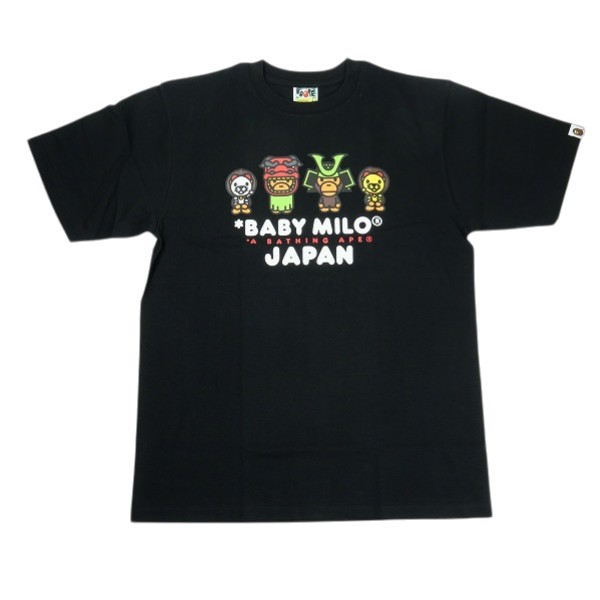 乐天商城 - A BATHING APE ア ベイシング エイプ 26SS BABY MILO JAPAN TEE BLACK 日本限定Tシャツ 黒 Size 【L】 【新古品・未使用品】 20838774