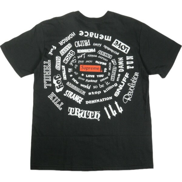 乐天商城 - SUPREME シュプリーム 21SS Spiral Tee Black Tシャツ 黒 Size 【XL】 【新古品・未使用品】 30006250