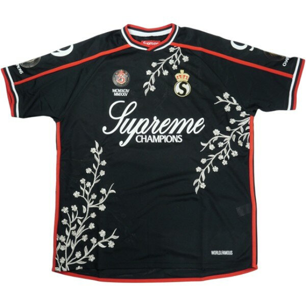 樂天商城 - SUPREME シュプリーム 25FW Floral Soccer Jersey Black サッカージャージ 黒 Size 【L】 【新古品・未使用品】 30006252