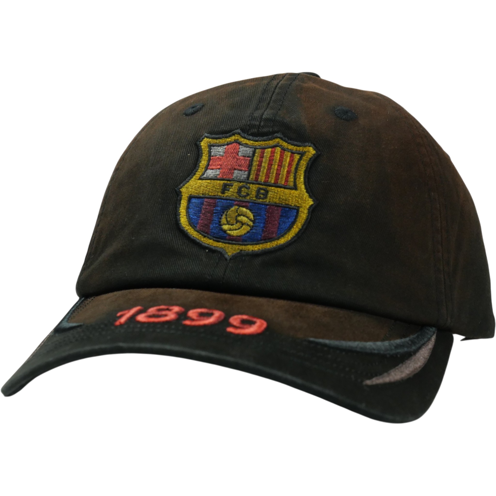 乐天商城 - Travis Scott トラヴィス・スコット ×FC Barcelona 1899 Distressed Hat Brown キャップ 茶 Size 【フリー】 【新古品・未使用品】 30006256