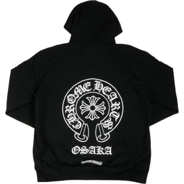 樂天商城 - CHROME HEARTS クロム・ハーツ Osaka Horseshoe Pullover Hoodie Black 大阪限定パーカー 黒 Size 【L】 【新古品・未使用品】 30007131