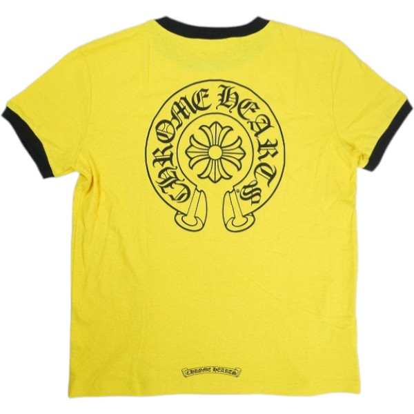 乐天商城 - CHROME HEARTS クロム・ハーツ ROLLER SKATES SS HORSESHOE YELLOW/BLACK レディースTシャツ 黄 Size 【XS】 【新古品・未使用品】 30009768