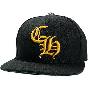 CHROME HEARTS クロム・ハーツ HAT 6 PANEL CAP ON FIELD BSBL BLACK/YELLOW キャップ 黒黄 Size 【フ...