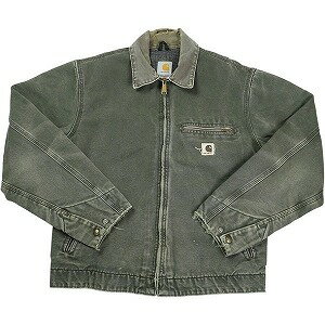 樂天商城 - VINTAGE ヴィンテージ Carhartt カーハート Detroit Jacket Feded Mos Green デトロイトジャケット オリーブ Size 【M】 【中古品-良い】 20830320