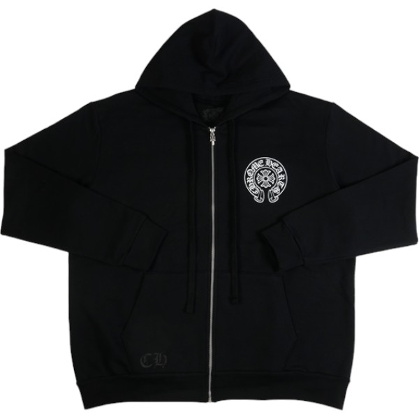 CHROME HEARTS クロム・ハーツ Tokyo Horseshoe FLC Zip Hoodie 東京限定ジップパーカー 黒 Size 【M】 【新古品・未使用品】 30007628