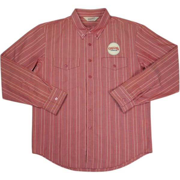 TENDERLOIN テンダーロイン STRIPE WORK SHT U BD 長袖シャツ ピンク Size   30007987