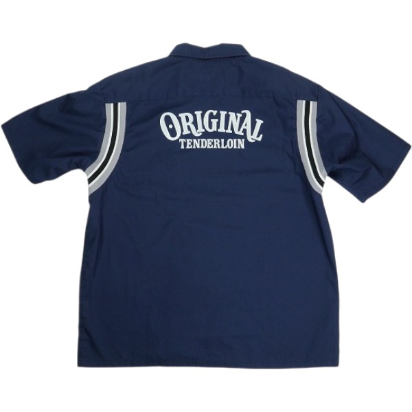 TENDERLOIN テンダーロイン T-BOWLS P.P SHT S/S NAVY 半袖シャツ 紺 Size   30007991