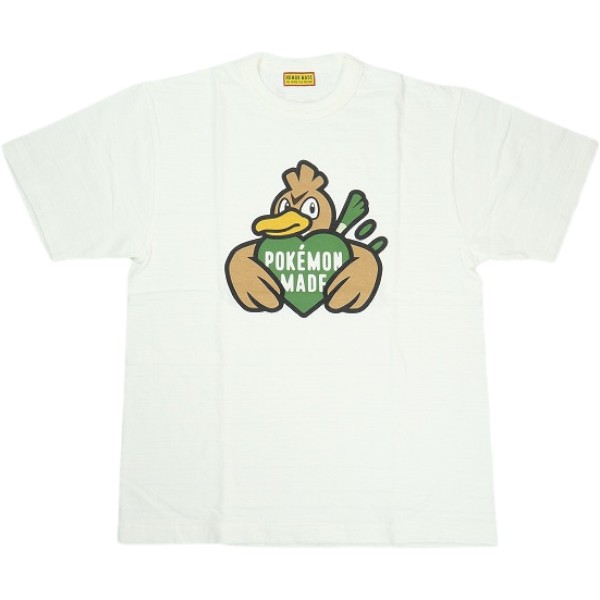 乐天商城 - HUMAN MADE ヒューマンメイド ×POKEMON MADE 26SS GRAPHIC T-SHIRT #2 WHITE カモネギTシャツ 白 Size 【XL】 【新古品・未使用品】 30009408