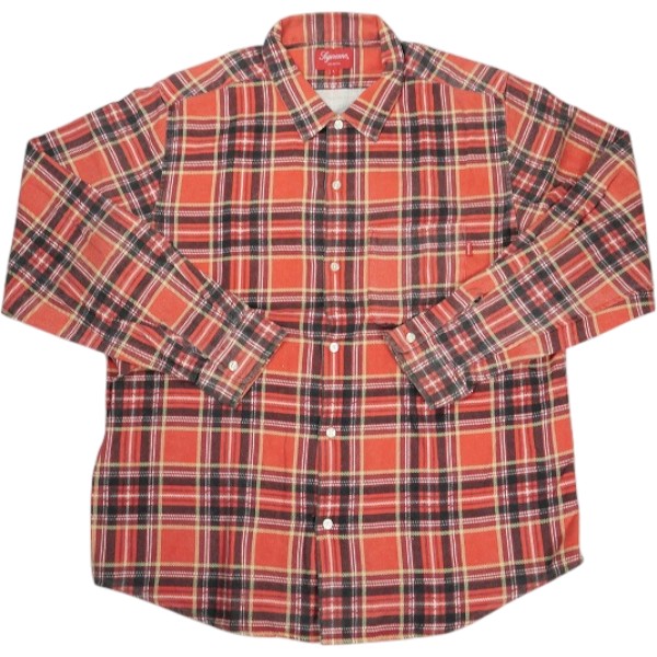 乐天商城 - SUPREME シュプリーム 20SS Printed Plaid Shirt Red 長袖シャツ 赤 Size 【L】 【中古品-良い】 30010089