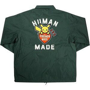 HUMAN MADE ヒューマンメイド ×POKEMON MADE 25AW COACH JACKET XX30JK005 GREEN コーチジャケット 緑 Size 【XL】 【新古品・未使用品】 20830801