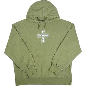 SUPREME シュプリーム 20AW Cross Box Logo Hooded Sweatshirt Olive ボックスロゴパーカー オリーブ Size 【L】 【新古品・未使用品】 20812209