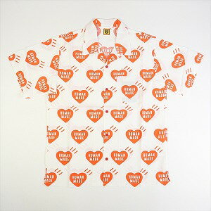 HUMAN MADE ヒューマンメイド 23SS HEART ALOHA SHIRTS アロハシャツ 白赤 Size 【M】 【新古品・未使..