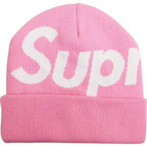 SUPREME シュプリーム 24AW Big Logo Beanie Pink ビーニー ピンク Size 【フリー】 【新古品・未使用品】 20814196