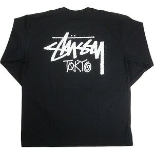STUSSY ステューシー 25SS STOCK TOKYO LS TEE BLACK 東京限定ロンT 黒 Size 【XL】 【新古品・未使用品】 20820931