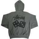 STUSSY ステューシー 25SS DICE PIG DYED ZIP HOOD BLACK ジップパーカー 黒 Size 【XL】 【新古品・未使用品】 20820605(4)