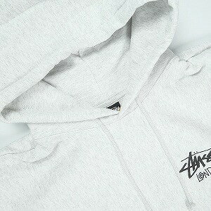 STUSSY ステューシー 25SS STOCK LONDON HOOD ASH HEATHER ロンドン限定パーカー 灰 Size 【XL】 【新古品・未使用品】 20820680