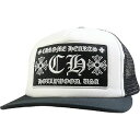 CHROME HEARTS クロム・ハーツ CH TRUCKER CAP WHITE/BLACK CHロゴメッシュキャップ 白黒 Size 【フリー】 【新古品・未使用品】 20823916