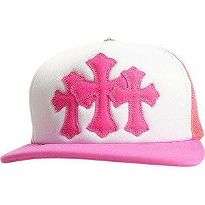 CHROME HEARTS クロム・ハーツ TRUCKER CAP NEW 3 CEM CRS HOT PINK キャップ ピンク Size 【フリー】 【新古...