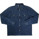 CHROME HEARTS クロム・ハーツ WORK DOG SHIRT GARAGE WASH INDIGO 長袖シャツ インディゴ Size 【L】 【新古...