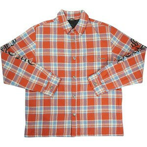 CHROME HEARTS クロム・ハーツ WORK’N SHIRT JNKYRS PLD CRM RED/BLACK シャツジャケット 赤 Size 【M】 ...