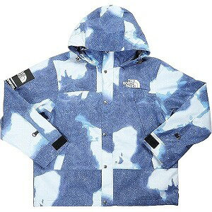 SUPREME シュプリーム ×THE NORTH FACE 21AW Bleached Denim Print Mountain Jacket Indigo ジャケット インディゴ Size 【S】 【新古品 未使用品】 20809248