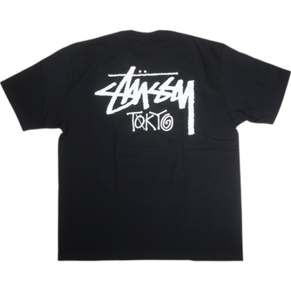 STUSSY ステューシー STOCK TOKYO TEE BLACK 東京限定Tシャツ 黒 Size 【M】 【新古品・未使用品】 20836236