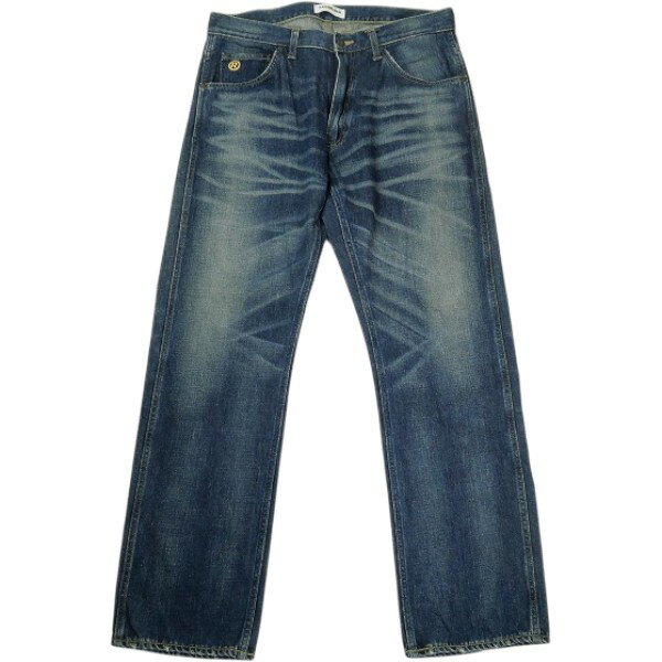 乐天商城 - A BATHING APE ア ベイシング エイプ PATCH DENIM PANTS デニムパンツ インディゴ Size 【L】 【中古品-良い】 30008936