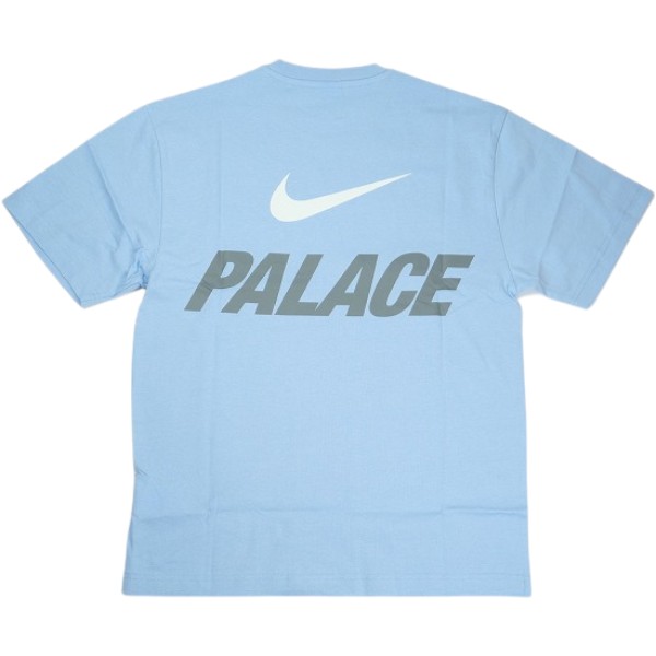 乐天商城 - Palace Skateboards パレススケートボード ×Nike 26SS Font Swoosh T Shirt Sky Blue Tシャツ 水色 Size 【XL】 【新古品・未使用品】 30010176