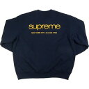 SUPREME Vv[ 23AW NYC Crewneck Navy N[lbNXEFbg  Size yMz yÕi-ɗǂz 20791449