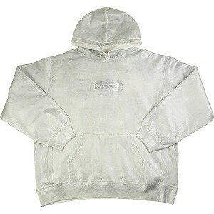 シュプリーム SUPREME シュプリーム ×MM6 Maison Margiela 24SS Foil Box Logo Hooded Sweatshirt White パーカー 白 Size 【L】 【新古品・未使用品】 20791491