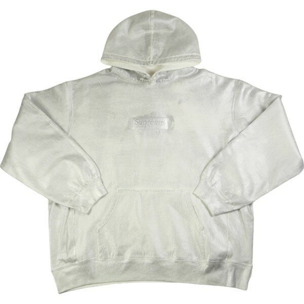 樂天商城 - SUPREME シュプリーム ×MM6 Maison Margiela 24SS Foil Box Logo Hooded Sweatshirt White パーカー 白 Size 【L】 【新古品・未使用品】 20837845