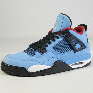 NIKE ナイキ ×Travis Scott AIR JORDAN 4 RETRO 308497-406 スニーカー 水色 Size 【27.0cm】 【中古品-ほぼ新品】 20764135
