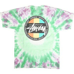 STUSSY ステューシー REGGAE DOT TIE DYE SS TEE GREEN Tシャツ 緑 Size 【S】 【新古品・未使用品】 20813004
