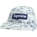 SUPREME シュプリーム 25SS Floral Jacquard Camp Cap White キャンプキャップ 白 Size 【フリー】 【新古品・未使...