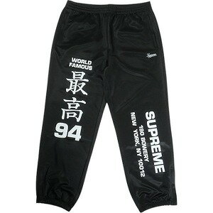SUPREME シュプリーム 25SS Worldwide Tricot Track Pant Black トラックパンツ 黒 Size 【M】 【新古品・未使用品】 20816603 SUPREME シュプリーム 25SS Worldwide Tricot Track Pant Black トラックパンツ 黒 Size 【M】 【新古品・未使用品】 20816603