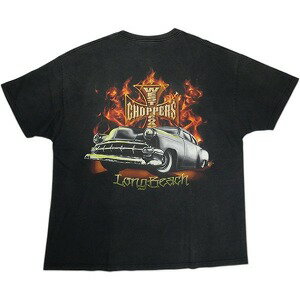 樂天商城 - VINTAGE ヴィンテージ West Coast Choppers ウェストコーストチョッパーズ Red Flame Iron Cross Tee Tシャツ 黒 Size 【XL】 【中古品-良い】 20823195