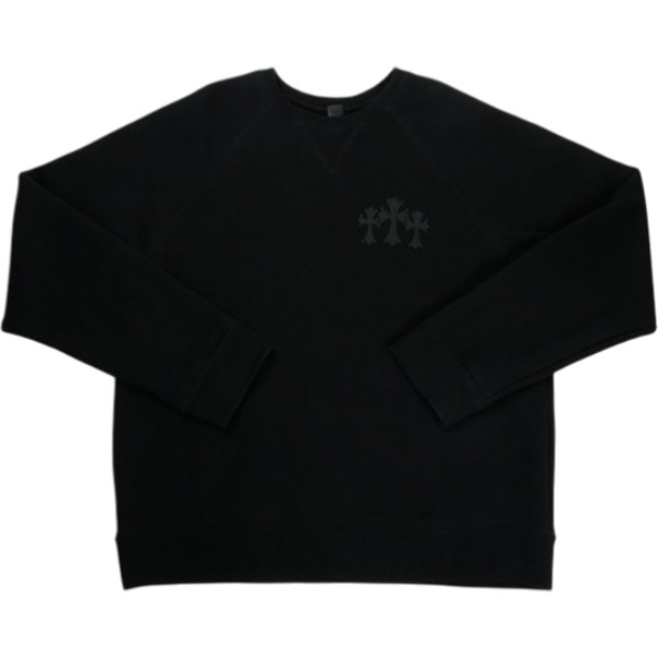 CHROME HEARTS クロム・ハーツ ULTRA HEAVY FLEECE 7-11 CREW NECK SWEAT BLACK クルーネックスウェット 黒 Size 【XL】 【中古品-良い】 20837000