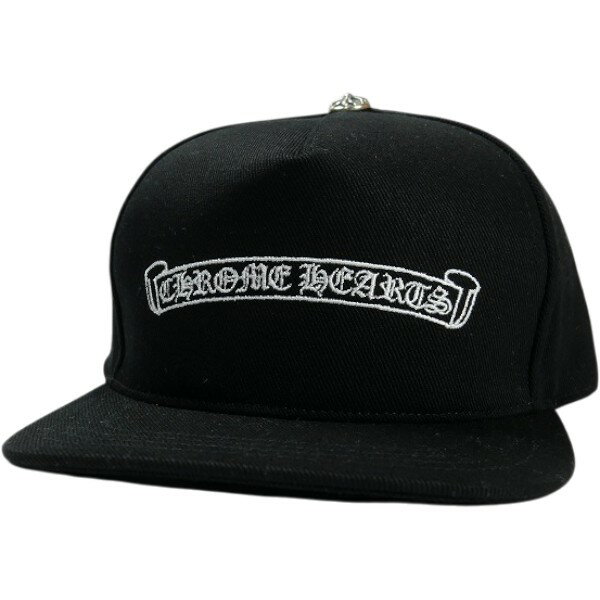 樂天商城 - CHROME HEARTS クロム・ハーツ CH SCROLL HAT BSBL CAP DENIM BLACK キャップ 黒 Size 【フリー】 【新古品・未使用品】 30008619