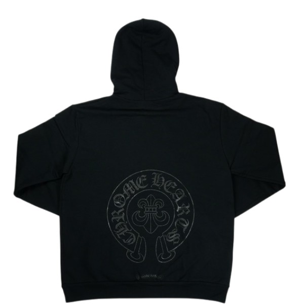 乐天商城 - CHROME HEARTS クロム・ハーツ Cannes BS FLARE Horseshoe Pullover Hoodie Black カンヌ限定パーカー 黒 Size 【XL】 【新古品・未使用品】 30008763